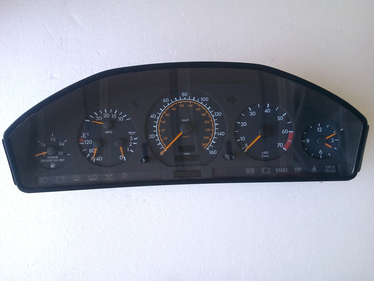 92-95 Mercedes Benz W140 instrument cluster 400SE 500SEL