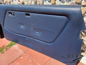 77-86 Mercedes Benz C123 Coupe front door panels BLUE