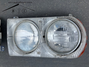 72-89 Mercedes Benz W107 OEM headlights Bosch, pair